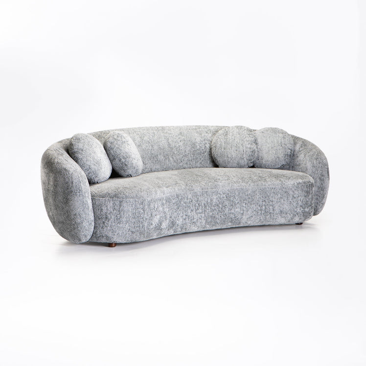 HALO FABRIC 3.5 SEATER COUCH GREY