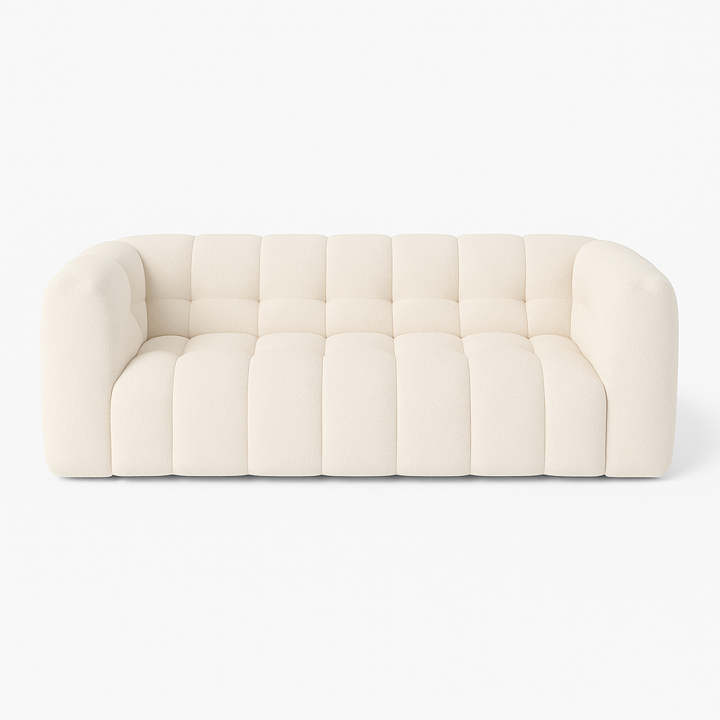 URBAN FURN BOUCLE 3 SEATER