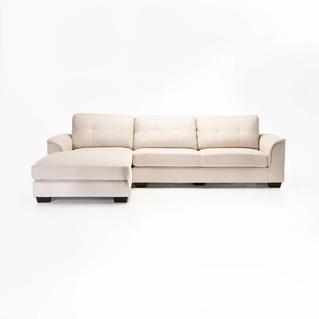 GIA FABRIC CORNER CHAISE PLATINUM