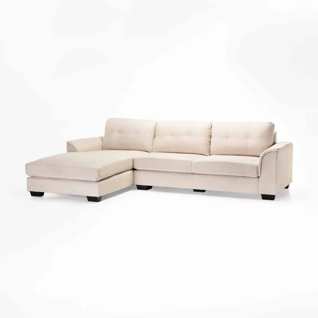 GIA FABRIC CORNER CHAISE PLATINUM