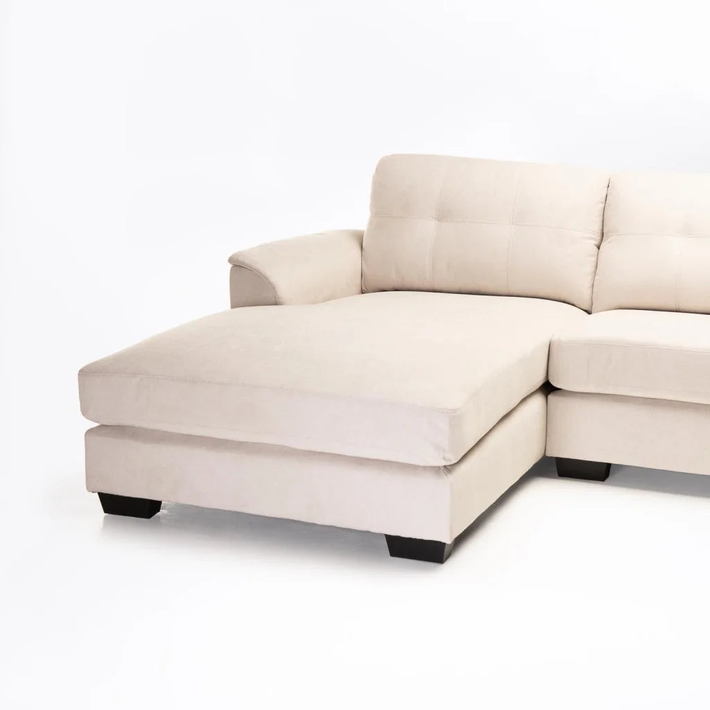 GIA FABRIC CORNER CHAISE PLATINUM