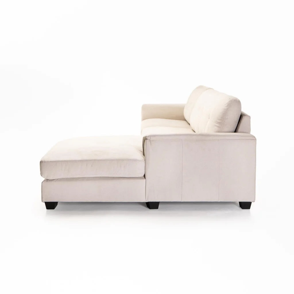 GIA FABRIC CORNER CHAISE PLATINUM