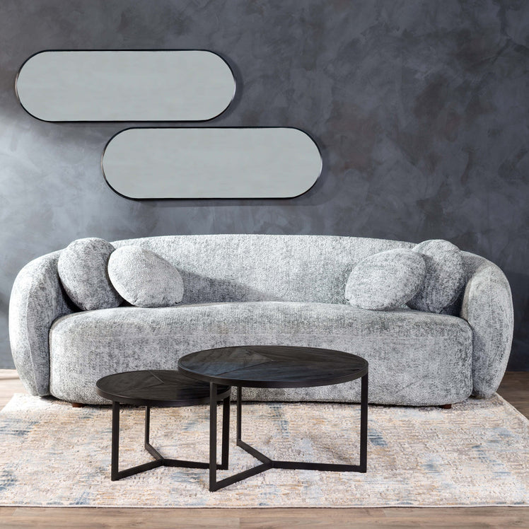 HALO FABRIC 3.5 SEATER COUCH GREY